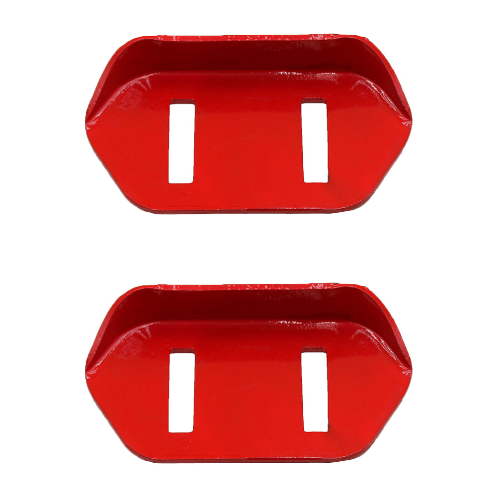 Qty 2: Skid Shoe (Red)
 Fits Toro Replaces 40-8160