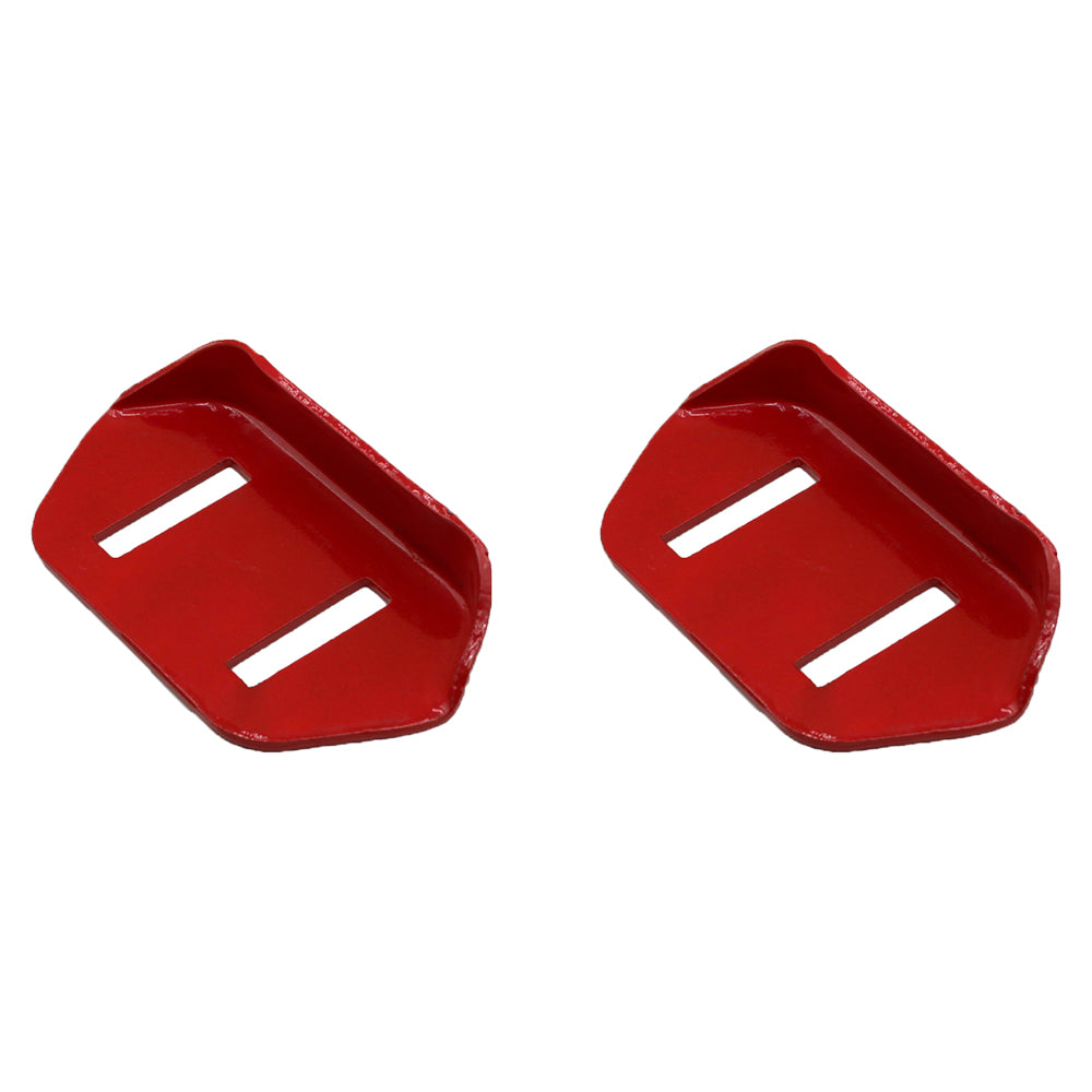 Qty 2: Skid Shoe (Red)
 Fits Toro Replaces 40-8160
