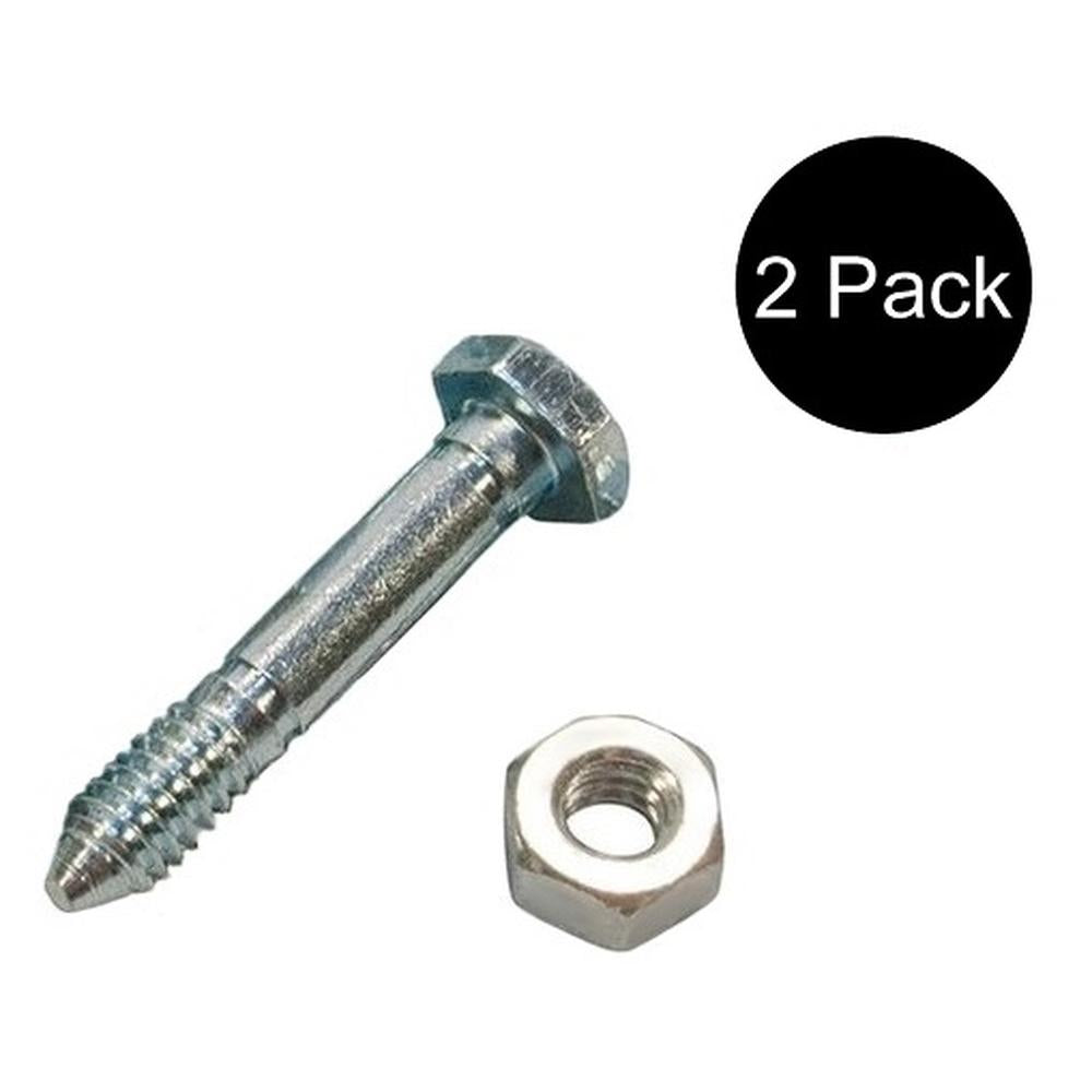 Qty 2: Shear Pin with Nut, 1-7/16" x 1/4" Fits Ariens Replaces 05907100