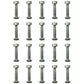 Qty 20: Shear Pin with Nut, 1-7/16" x 1/4" Fits John Deere Replaces AM123342