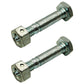 Qty 2: Shear Pin with Nut, 1-7/16" x 1/4" Fits Jacobsen Replaces 342449