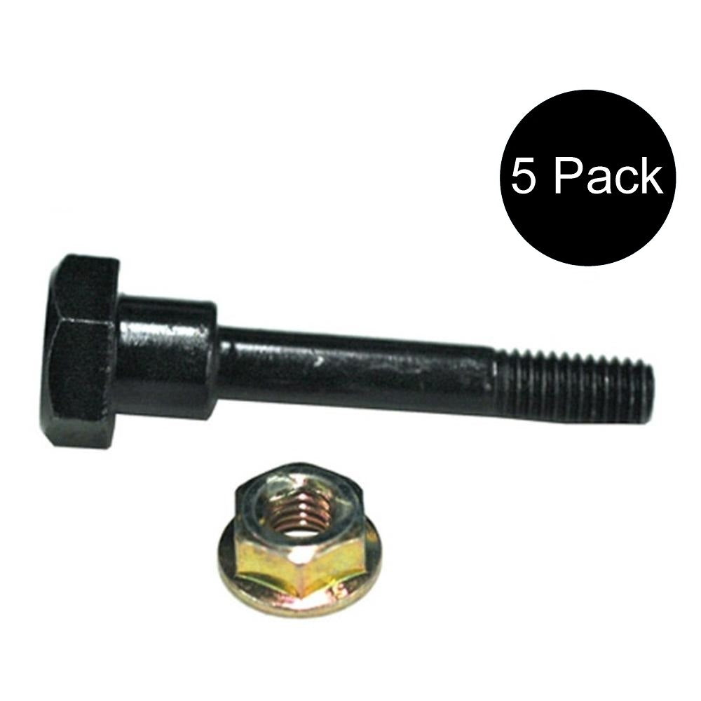 Qty 5: Shear Pin with Nut, 1-29/32" Fits Honda Replaces 90102-732-010