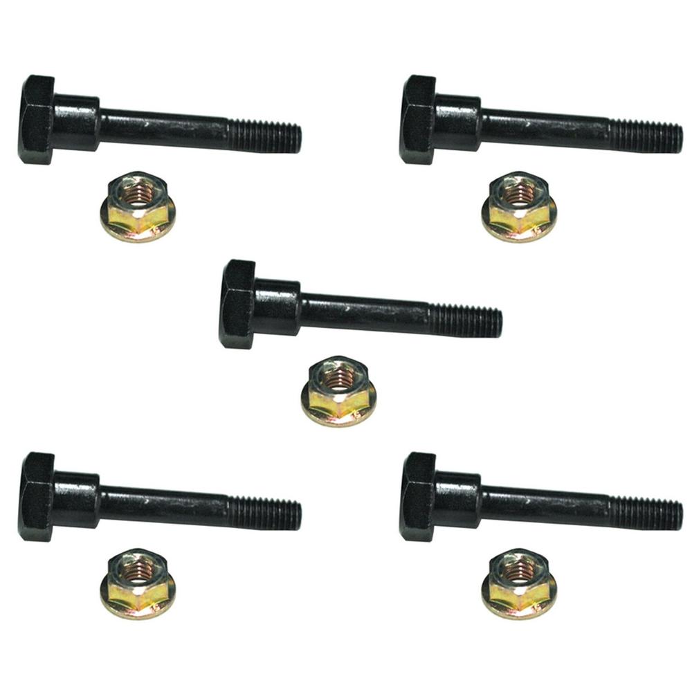 (5) SHEAR PINS & BOLTS Fits Honda HS724, HS80, HS828, HS928 Snow Thrower Blowers