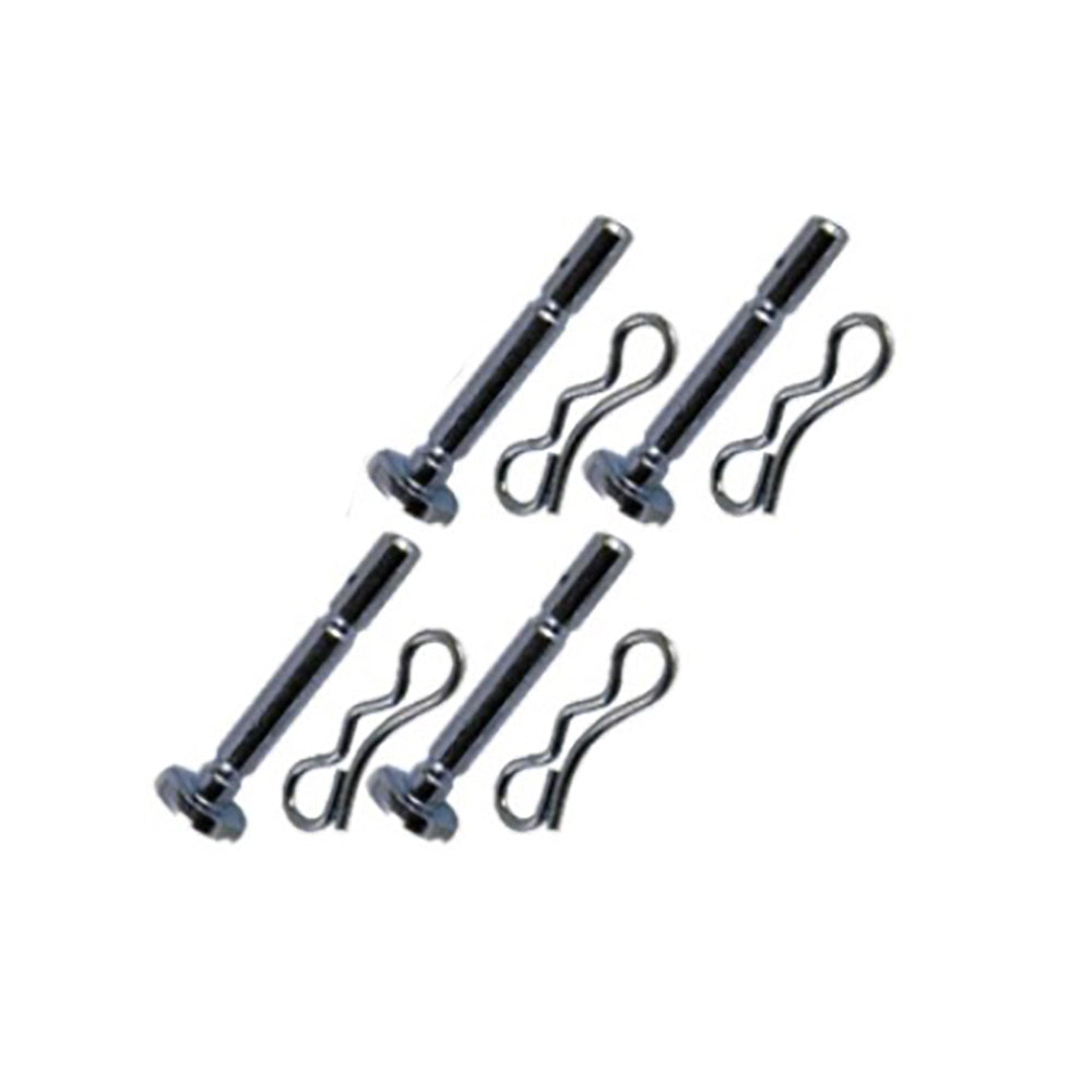 (4) New Shear Pins w/Cotter Pins 1/4" X 1-7/8" Fits Various Snow Blower Models