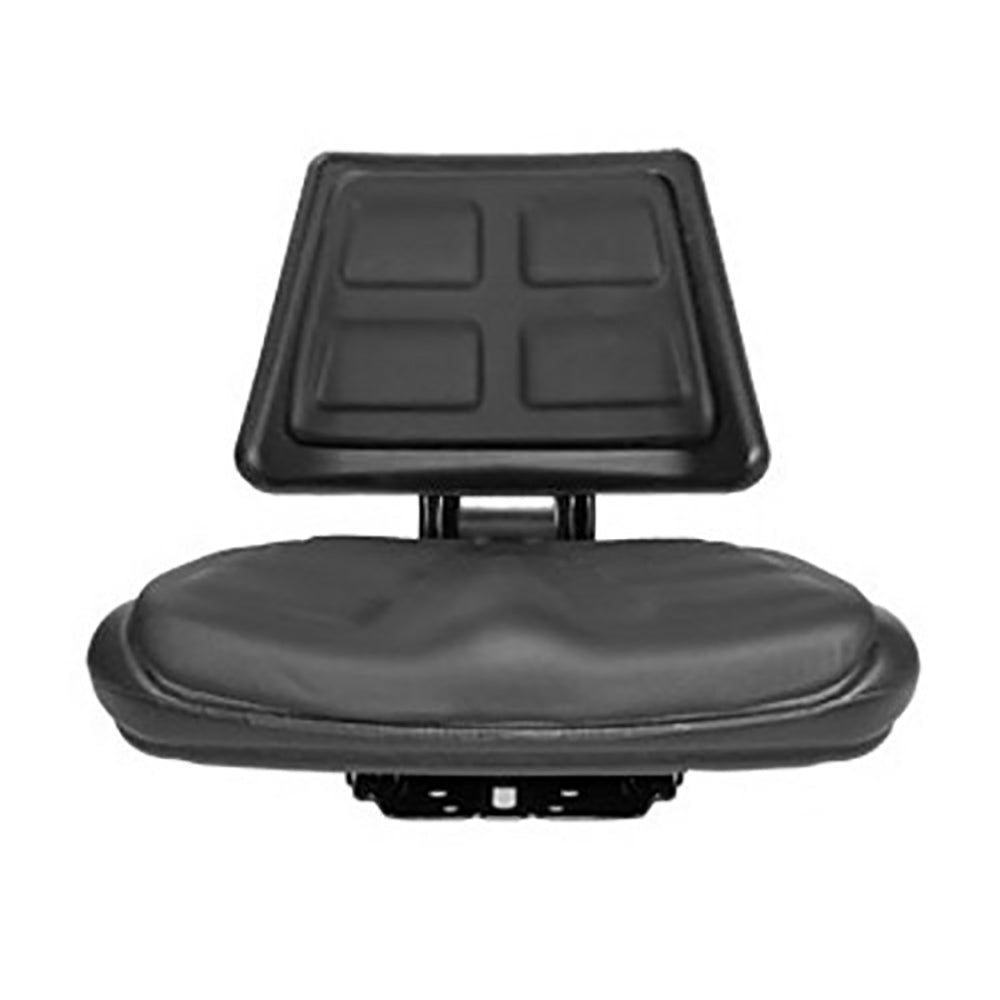 T110BL Black Universal Tractor Seat with Trapezoidal Back Trapezoid
