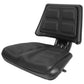 T110BL Black Universal Tractor Seat with Trapezoidal Back Trapezoid