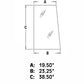 T113465, T76829 One New Aftermarket Replacement Upper Side Glass Fits JD