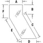 A-T113466 Rear Lower Glass - Fits John Deere