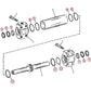 Steering Cylinder Kit Fits John Deere Replaces T153744