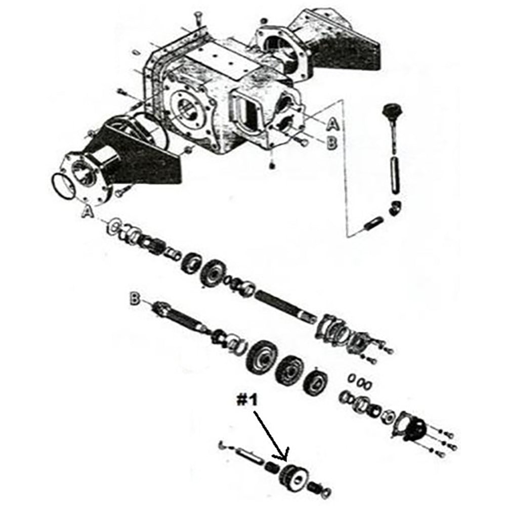 T16326 Gear Second and reverse Fits John Deere 350, 350B, 350C, 350D