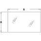A-T242700 Rear Upper Glass Window - Fits John Deere