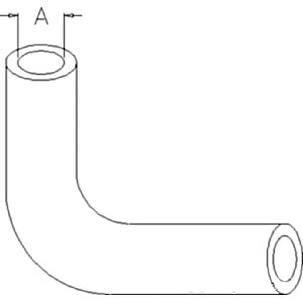 By-Pass Hose Fits John Deere Replaces T20277