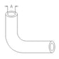 Upper Radiator Hose Fits John Deere T20277 1010 1020 1030 1120 1130 1530 1630