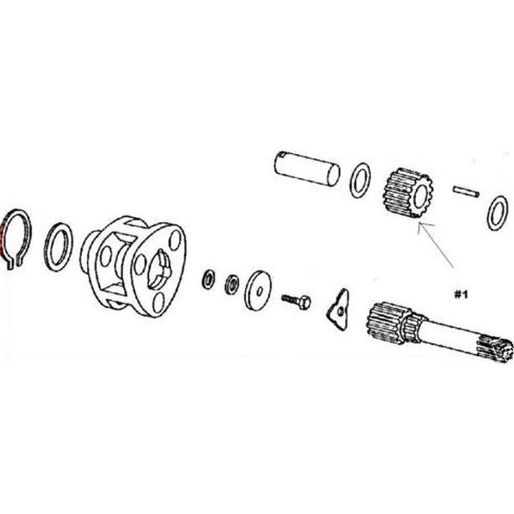Planetary Pinion Gear Fits John Deere Replaces 313351