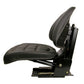 Black Seat with Trapezoid Backrest Fits 240 30E 360 375 390 398 399 40E 50E 1694