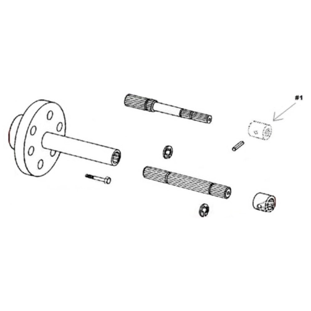 Coupler Fits John Deere Replaces T24849