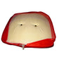 Orange and White Tractor Pan Seat Cover Universal Fits Ford Fits John Deere