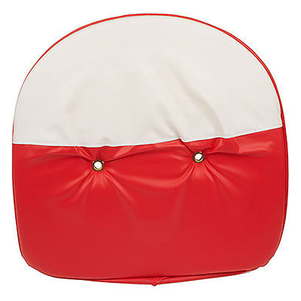 UNIVERSAL RED AND WHITE PAN SEAT COVER
