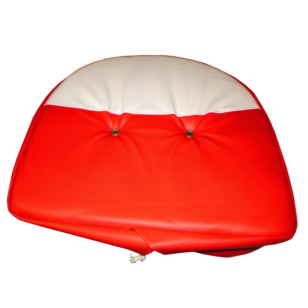 21" Cushion Seat Cover Red & White Fits IH Fits FARMALL Universal Mower & Farm T