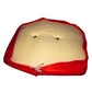 Universal Pan Seat Cover, Red/White 19 with drawstring.