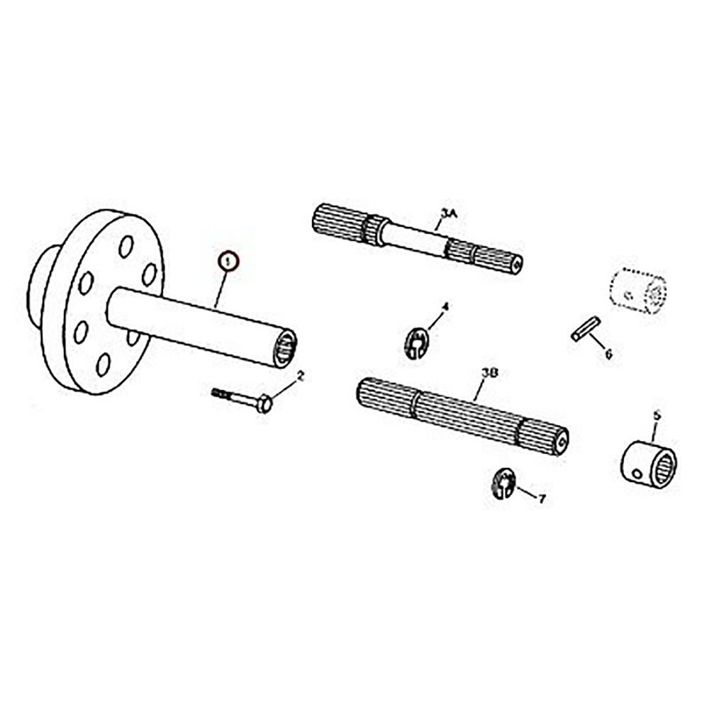 T42183 Pump Drive Coupler Fits John Deere 350B 350C 350D 355D 450C