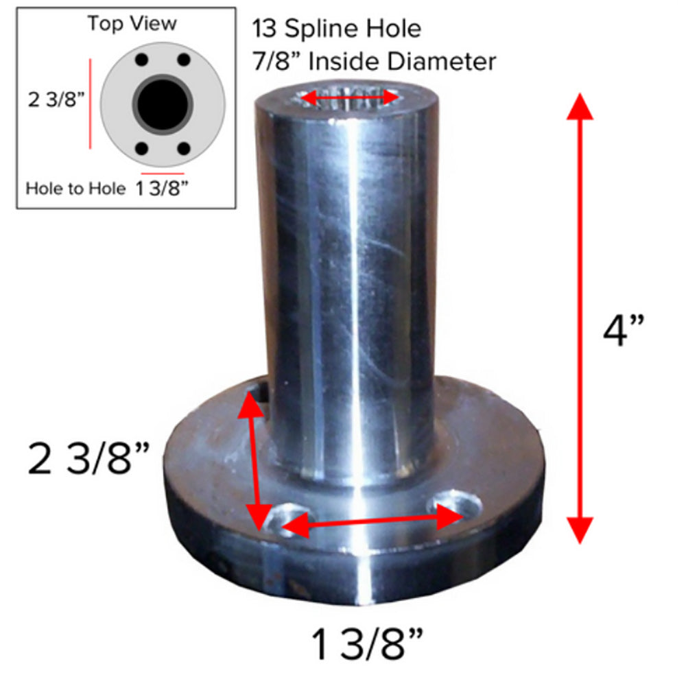 T42183 Pump Drive Coupler Fits John Deere 350B 350C 350D 355D 450C