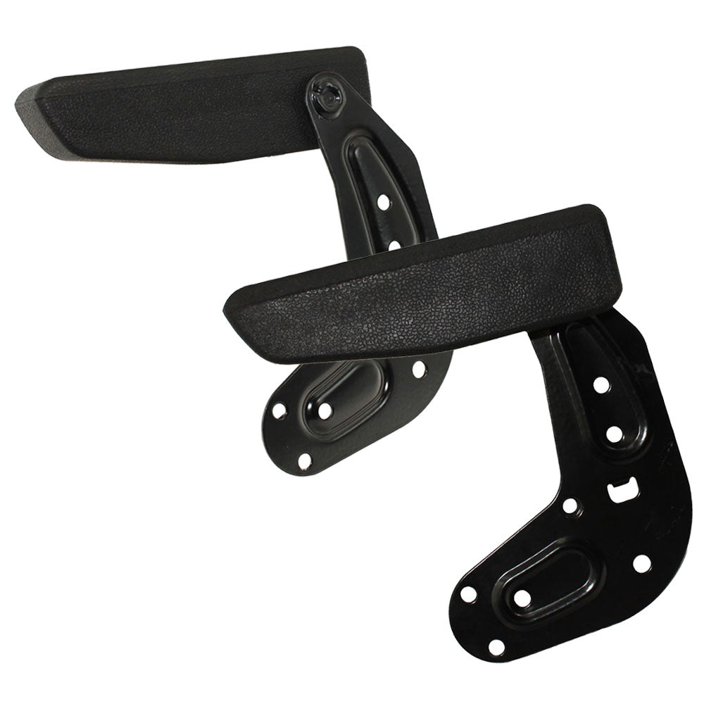 A-T500ARM Black Adjustable Armrest Set - Fits John Deere; Fits Massey Ferguson +
