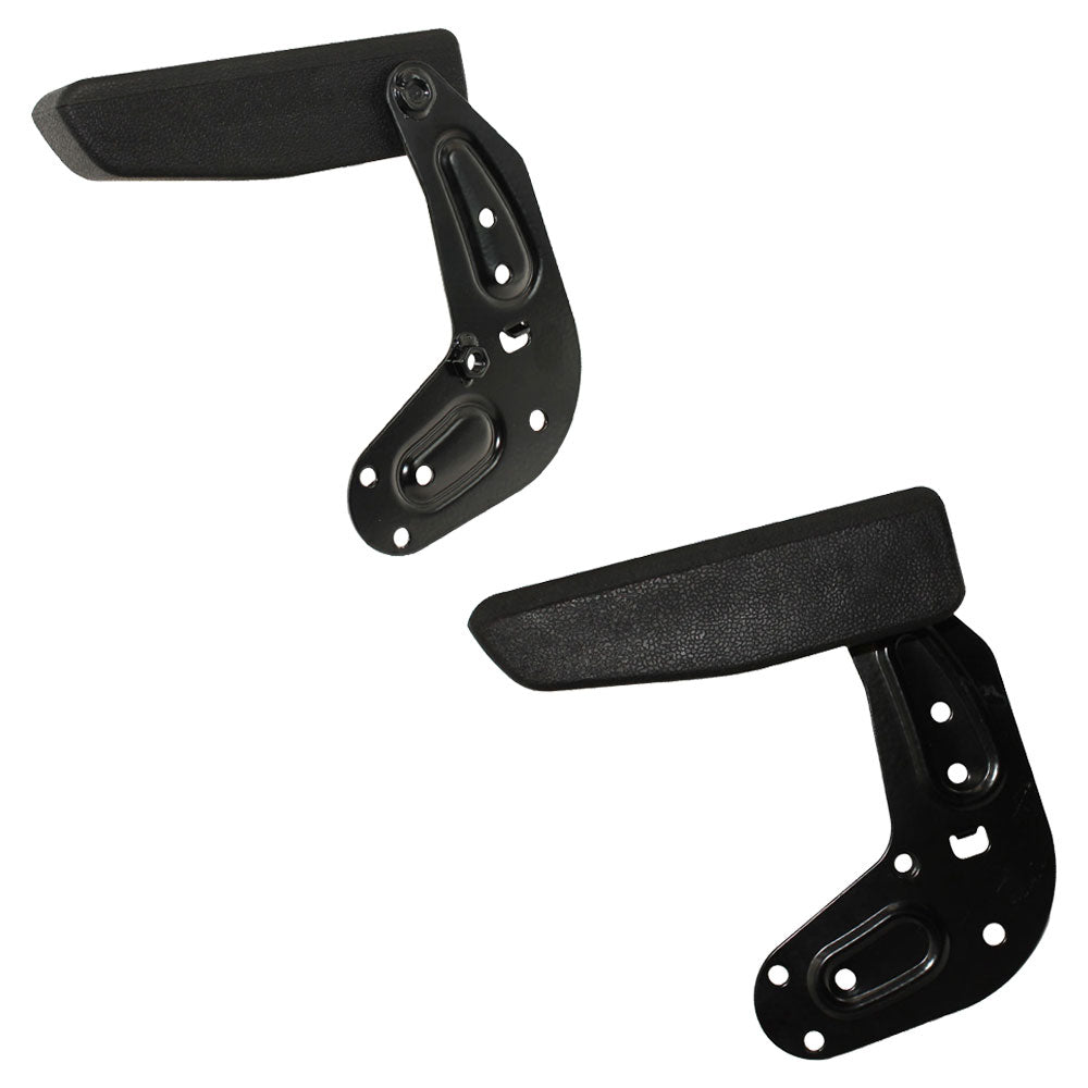 A-T500ARM Black Adjustable Armrest Set - Fits John Deere; Fits Massey Ferguson +