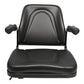 A-T500BL Black Universal Seat - Fits Allis Chalmers; Fits Bobcat; Fits Case