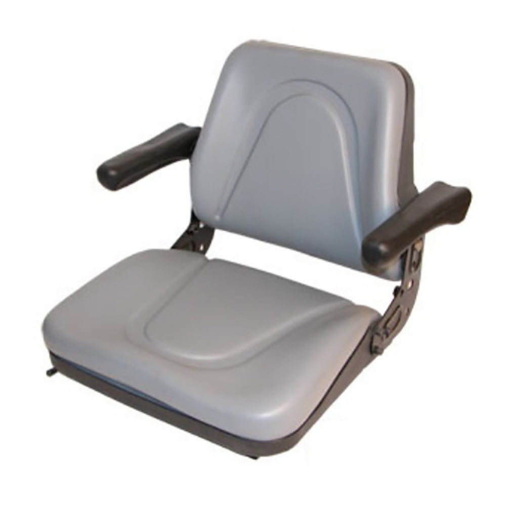 Universal Backhoe Dozer Skid Loader Tractor Adj Seat Track Gray T500GY