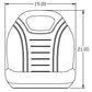 High Back Yellow Seat Fits JD Fits John Deere Riding Mowers