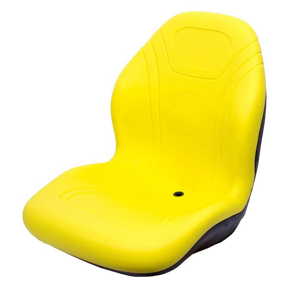 Yellow High Back Seat Fits John Deere Tractors