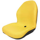 High Back Yellow Seat Fits JD Fits John Deere Riding Mowers