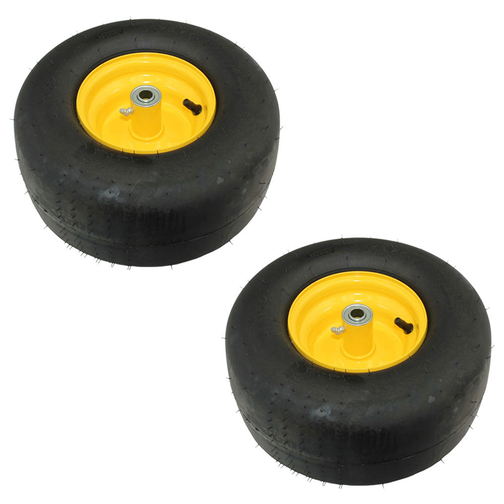 2Pk Smooth Wheel Assembly TCA19309 Fits John Deere Z810A Z820A Z830A Z840A