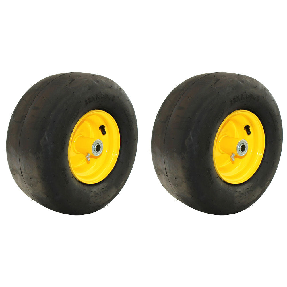TCA19309 2 Pack Smooth Wheel Assembly Fits John Deere 648R 652B 652E 652R 661R