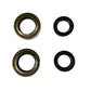 2 Tiller Tine Seals & 2 Wheel Axle Seals Fits Troy-Bilt Horse GW 9601, GW 9618