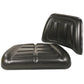 Seat Cushion Set - Vinyl Black Fits Massey Ferguson 360 399 398 290 390 240 375