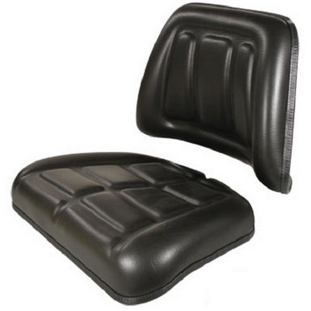 Black Seat Cushion Set Fits John Deere Replaces TBR01BL