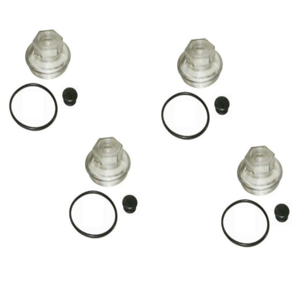 One New Oil Cap Kit 4 pack Fits Dexter 10,000 lb HD-15,000 lb Axles