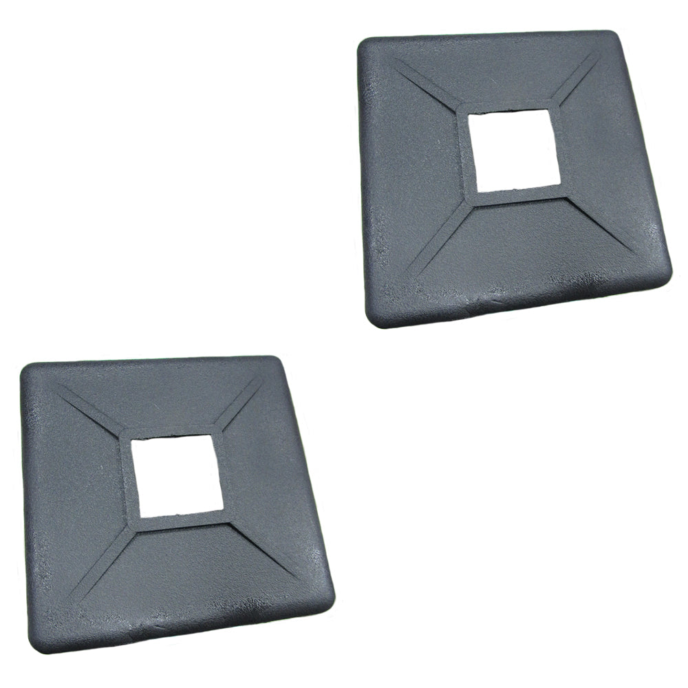 Qty 2: 4" Square Rubber Bumper Plug Fits Universal Products Replaces M600