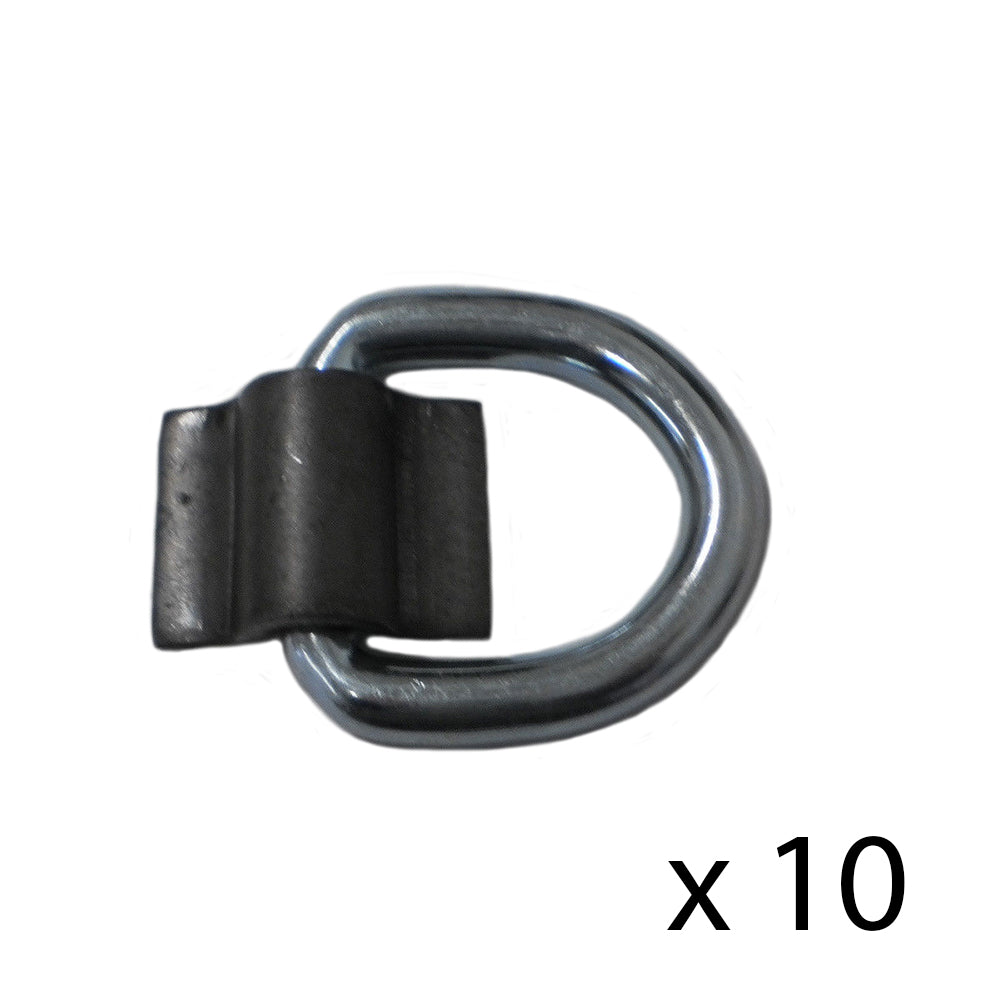 10 3/8" D Ring 5000# Weld On for ATV Motorcycle Rope Tie Trailer Truck