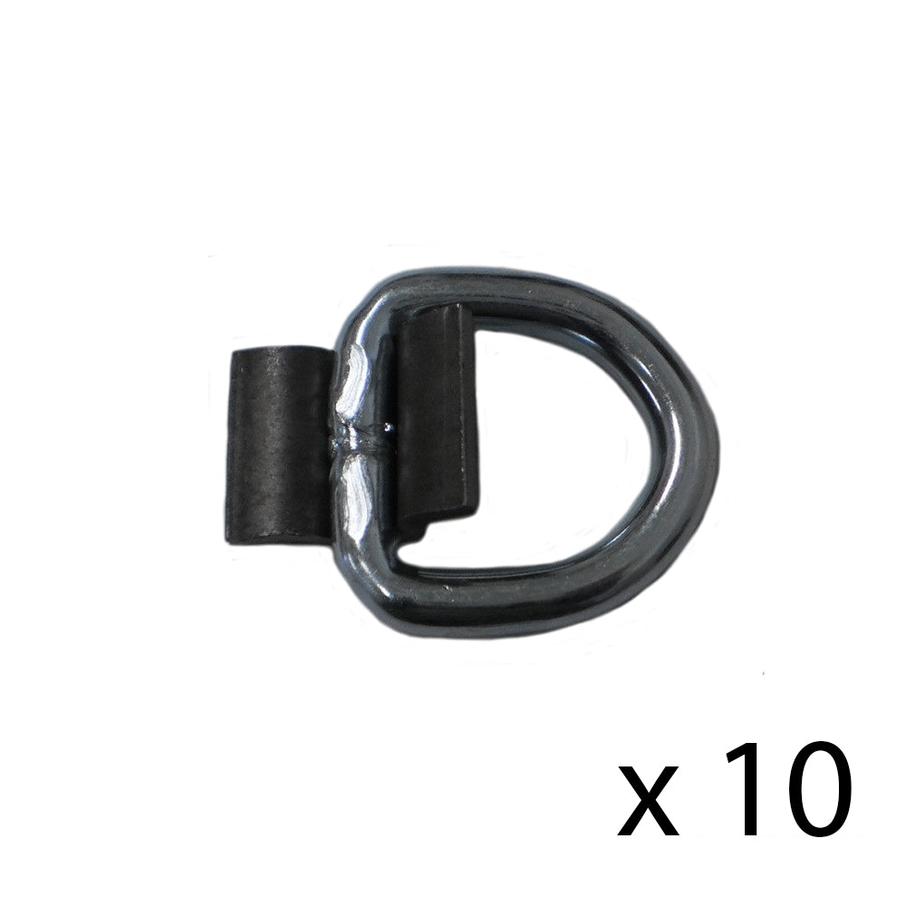 10 3/8" D Ring 5000# Weld On for ATV Motorcycle Rope Tie Trailer Truck