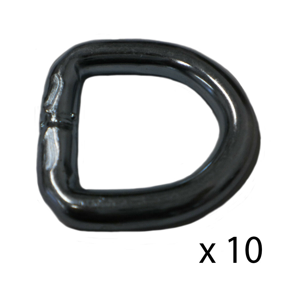 Qty 10: 3/8" Weld On D-Ring Fits Universal Products Replaces 10WR15