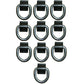 Qty 10: 3/8" Weld On D-Ring Fits Universal Products Replaces 10WR15