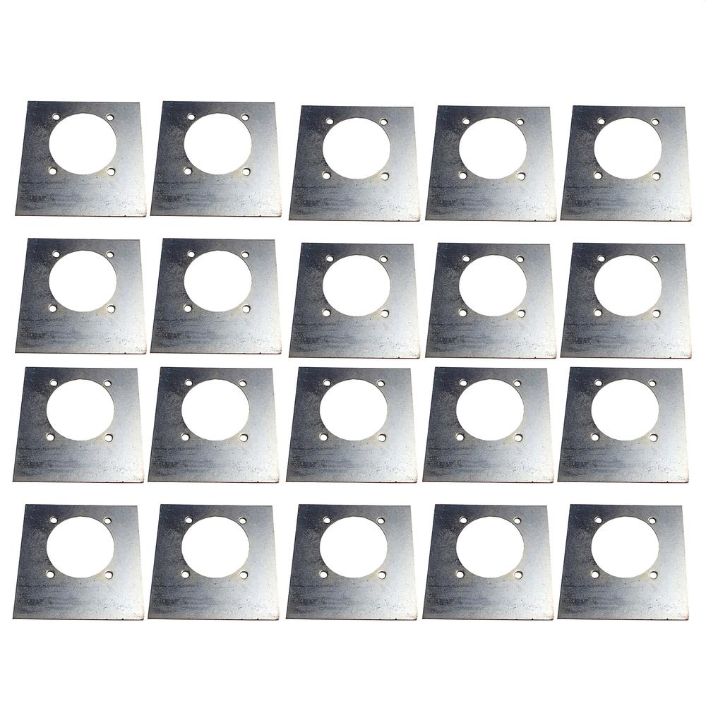 Set of Twenty 949872 Heavy Duty Backing Plates Mounting Plates for Trailers
