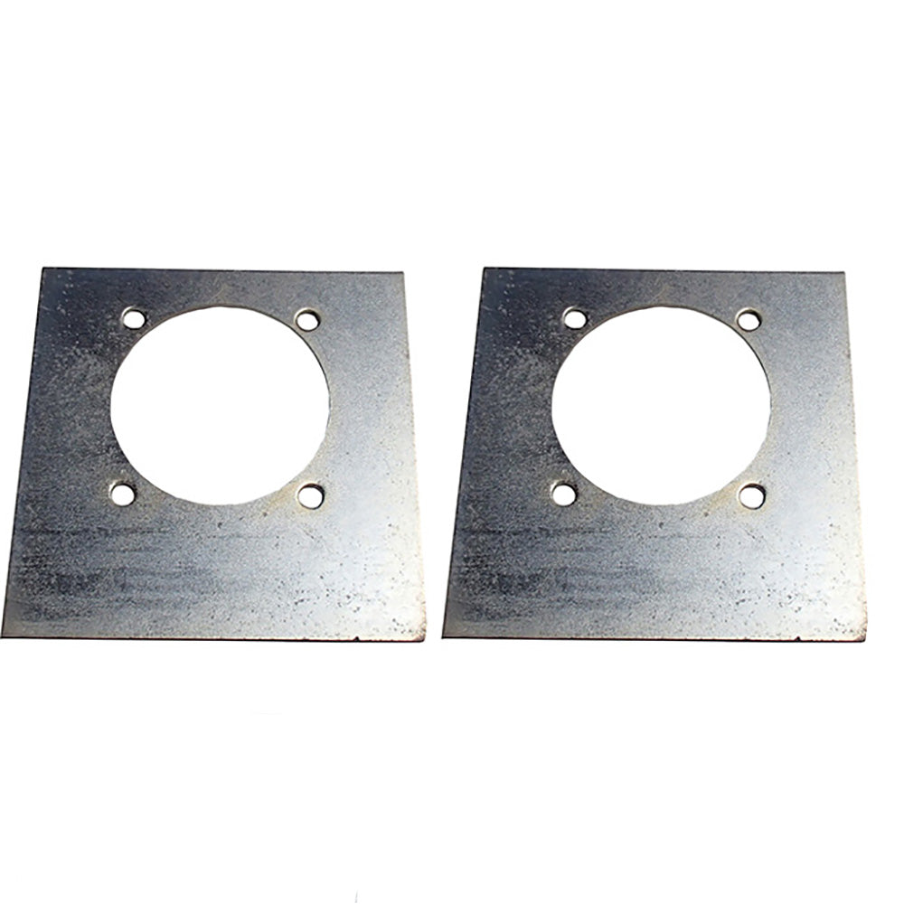 2 - RECESSED BACKING PLATE MOUNTING PLATES f D RING PLATE TIE DOWN ROPE D RINGS