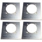 4 - RECESSED BACKING PLATE MOUNTING PLATES f D RING PLATE TIE DOWN ROPE D RINGS