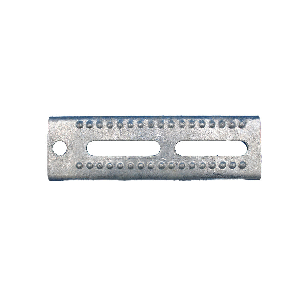 8" Double Slotted Bolster Bracket for Boat Trailers with Bunk Board Systems