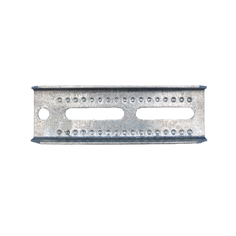 8" Double Slotted Bolster Bracket for Boat Trailers with Bunk Board Systems