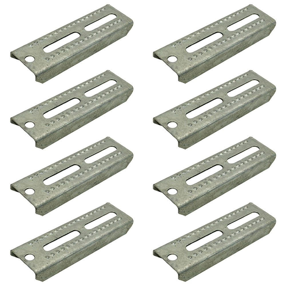 Qty. 8: 8" Upright Bunk Board Brackets Fits Universal Products